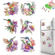 Load image into Gallery viewer, 6Pcs Special Shape Animal Diamond Painting Fridge Magnet Diamond Magnets Decals