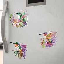 Load image into Gallery viewer, 6Pcs Special Shape Animal Diamond Painting Fridge Magnet Diamond Magnets Decals