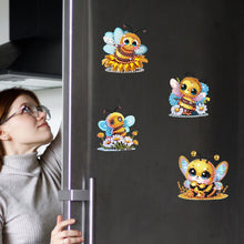 Load image into Gallery viewer, 6Pcs Special Shape Animal Diamond Painting Fridge Magnet Diamond Magnets Decals