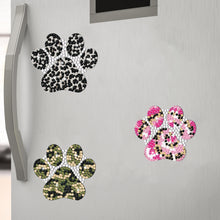 Load image into Gallery viewer, 6Pcs Puppy Footprint Special Shape Diamond Painting Fridge Magnet for DIY Crafts