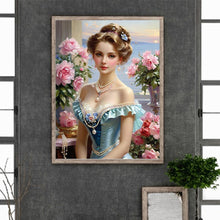 Load image into Gallery viewer, Diamond Painting - Full Round - noble lady (30*40CM)