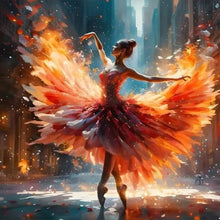 Load image into Gallery viewer, Diamond Painting - Full Round - skirt girl (30*30CM)