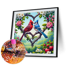 Load image into Gallery viewer, Diamond Painting - Full Round - cardinal bluebird (40*40CM)