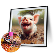 Load image into Gallery viewer, Diamond Painting - Full Round - piggy (30*30CM)