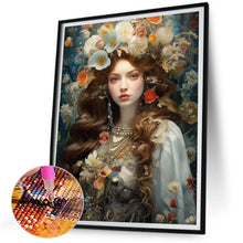Load image into Gallery viewer, Diamond Painting - Full Square - forest girl (40*50CM)