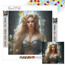 Load image into Gallery viewer, Diamond Painting - Full Square - flower princess (40*40CM)