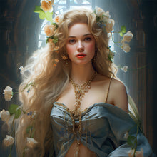 Load image into Gallery viewer, Diamond Painting - Full Square - flower princess (40*40CM)