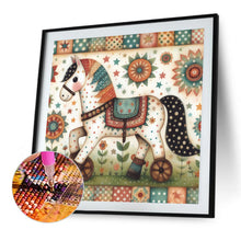 Load image into Gallery viewer, Diamond Painting - Full Square - little white horse (30*30CM)