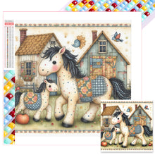 Load image into Gallery viewer, Diamond Painting - Full Square - little white horse (30*30CM)