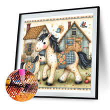 Load image into Gallery viewer, Diamond Painting - Full Square - little white horse (30*30CM)