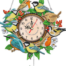 Load image into Gallery viewer, Acrylic Special Shaped Bird DIY Crystal Diamond Clock Kit Living Room Decoration (With clock function)