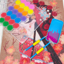 Load image into Gallery viewer, 30/120Pcs Diamond Embroidery Drill Mud Kit with Box Diamond Mosaic Glue Clay Set