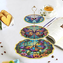 Load image into Gallery viewer, 3 Tier Diamond Painting Cupcake Stand Mandala Butterfly Sunflower for Art Crafts