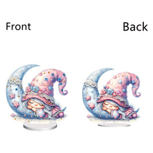 Load image into Gallery viewer, Double Side Sleeping Gnome Diamond Painting Desktop Ornaments Kit for Home Decor