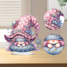 Load image into Gallery viewer, Double Side Sleeping Gnome Diamond Painting Desktop Ornaments Kit for Home Decor