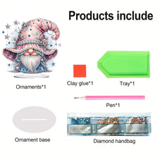 Load image into Gallery viewer, Double Side Sleeping Gnome Diamond Painting Desktop Ornaments Kit for Home Decor