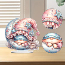 Load image into Gallery viewer, Double Side Sleeping Gnome Diamond Painting Desktop Ornaments Kit for Home Decor