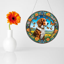 Load image into Gallery viewer, Cat Dog Double Sided Effect Diamond Painting Hanging Pendant Home Windows Decor