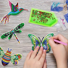 Load image into Gallery viewer, Acrylic Cartoon DIY Diamond Painting Crystal Wind Chimes Pendant Kit Home Decor