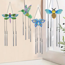 Load image into Gallery viewer, Acrylic Cartoon DIY Diamond Painting Crystal Wind Chimes Pendant Kit Home Decor