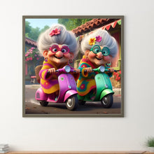 Load image into Gallery viewer, Diamond Painting - Full Round - Funny grandma (30*30CM)