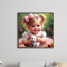 Load image into Gallery viewer, Diamond Painting - Full Round - Adorable children (30*30CM)