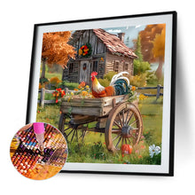 Load image into Gallery viewer, Diamond Painting - Full Round - village rooster (40*40CM)