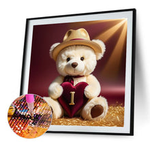 Load image into Gallery viewer, Diamond Painting - Full Round - Bear letter I (40*40CM)