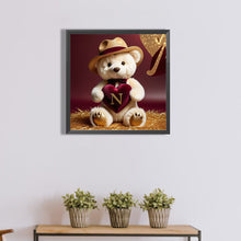 Load image into Gallery viewer, Diamond Painting - Full Round - Bear letter N (40*40CM)