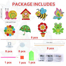 Load image into Gallery viewer, 8/9Pcs Cartoon DIY Diamond Art Paintings Stick Diamond Painting Stakes Ornaments