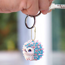 Load image into Gallery viewer, 6Pcs Acrylic Double Sided Fantasy Animals Diamond Painting Keychain for Adults