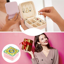 Load image into Gallery viewer, PU Partial Special Shaped Mandala Diamond Art Jewelry Box for Necklaces Earrings