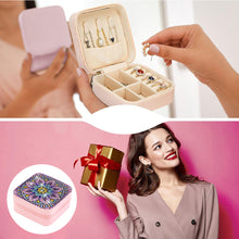 Load image into Gallery viewer, PU Partial Special Shaped Mandala Diamond Art Jewelry Box for Necklaces Earrings