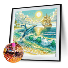 Load image into Gallery viewer, Diamond Painting - Partial Special Shaped - whale (30*30CM)