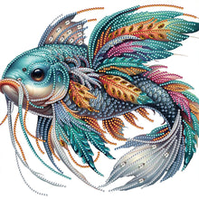Load image into Gallery viewer, Diamond Painting - Partial Special Shaped - fish (30*30CM)