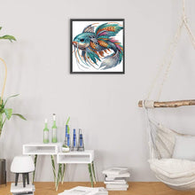 Load image into Gallery viewer, Diamond Painting - Partial Special Shaped - fish (30*30CM)