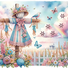 Load image into Gallery viewer, Diamond Painting - Partial Special Shaped - scarecrow (30*30CM)