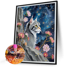 Load image into Gallery viewer, Diamond Painting - Partial Special Shaped - cat (30*40CM)