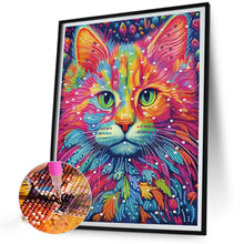 Load image into Gallery viewer, Diamond Painting - Partial Special Shaped - cat (30*40CM)