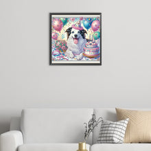 Load image into Gallery viewer, Diamond Painting - Partial Special Shaped - birthday dog (40*40CM)