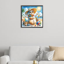 Load image into Gallery viewer, Diamond Painting - Partial Special Shaped - snowman (40*40CM)