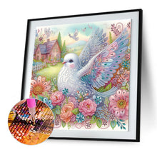 Load image into Gallery viewer, Diamond Painting - Partial Special Shaped - white dove (40*40CM)