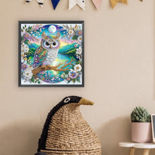 Load image into Gallery viewer, Diamond Painting - Partial Special Shaped - landscape owl (40*40CM)