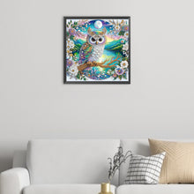 Load image into Gallery viewer, Diamond Painting - Partial Special Shaped - landscape owl (40*40CM)