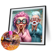 Load image into Gallery viewer, Diamond Painting - Full Round - Funny grandma (40*40CM)