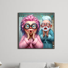 Load image into Gallery viewer, Diamond Painting - Full Round - Funny grandma (40*40CM)