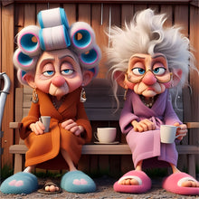 Load image into Gallery viewer, Diamond Painting - Full Round - Funny grandma (40*40CM)