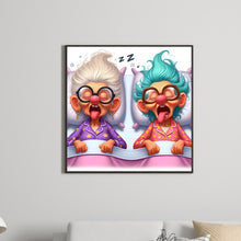 Load image into Gallery viewer, Diamond Painting - Full Round - Funny grandma (40*40CM)