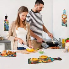 Load image into Gallery viewer, 4Pcs Animal 5D DIY Diamond Painting Tray Art Craft with Handle for Home Decor