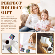 Load image into Gallery viewer, 4Pcs Mandala Diamonds Painting Corner Bookmarks DIY Flower Bookmarks Kit